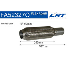 1x Flexrohr, Abgasanlage LRT FA52327Q passend für