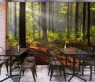 3D Sunshine Forest M6923 Wallpaper Wall Mural Removable Self-adhesive Sticker