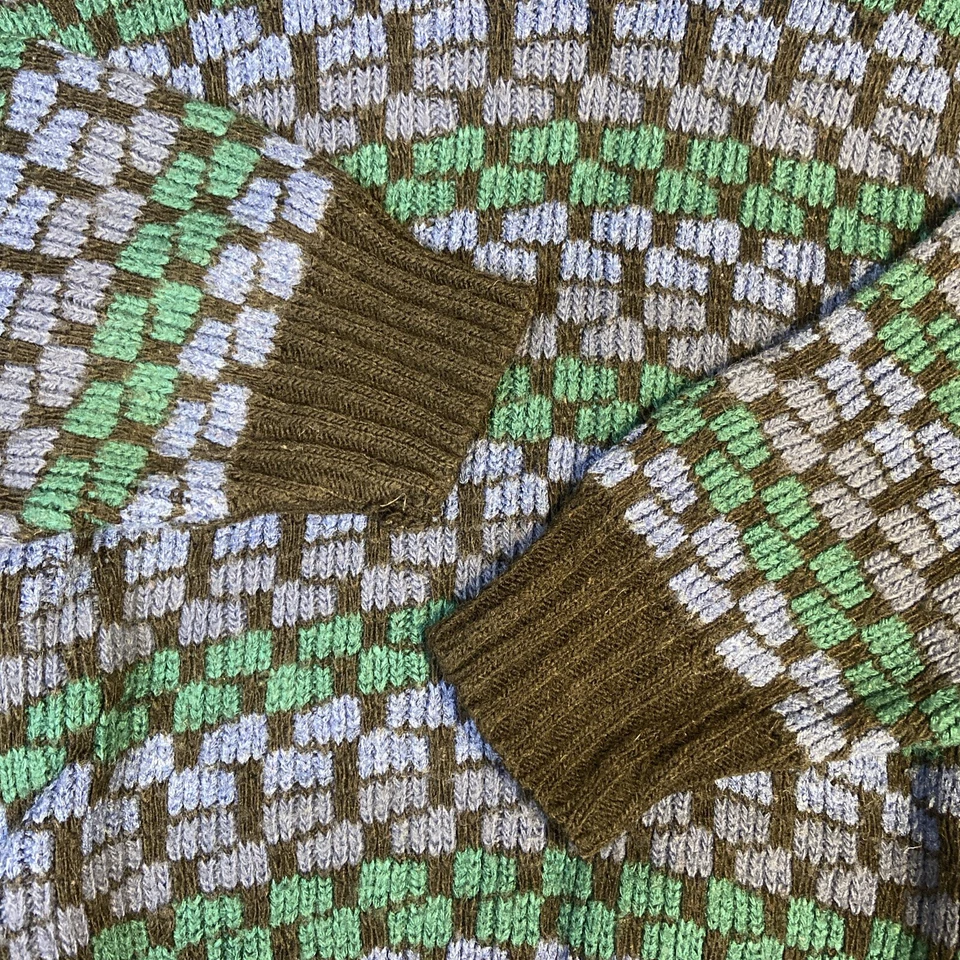 Suéter de Colección Años 90 New Era Juvenil Talla 8-10 Grueso Tejido Abuelo Acrílico Hecho en EE. UU. Foto 3 de 4