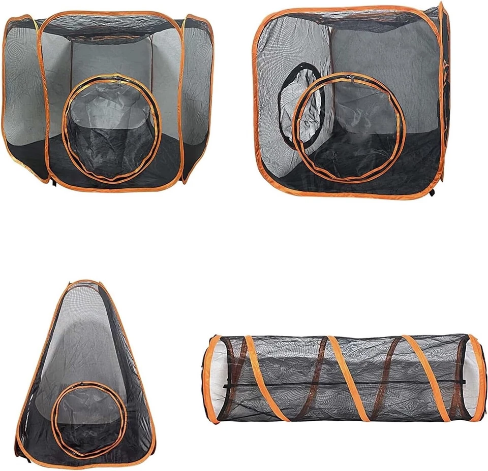 Carpa portátil BotaBay 6 en 1 recintos con túnel para conejos gato perro Foto 4 de 4