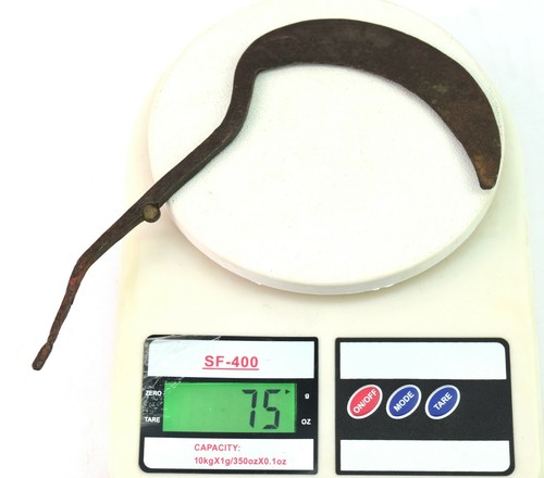 Agricultural Sickle Tool – Old Twisted Harvesting Tool – Sickle Blade. G47-280 - Picture 7 of 8