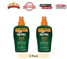 (2PACK)Repel Insect Repellent Sportsmen Max   Spray Pump 40% DEET 7.5-fl Oz New