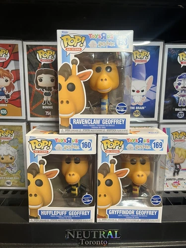 Funko POP! Geoffrey As Harry Potter Set 'Ravenclaw, Hufflepuff, Gryffindor' AD