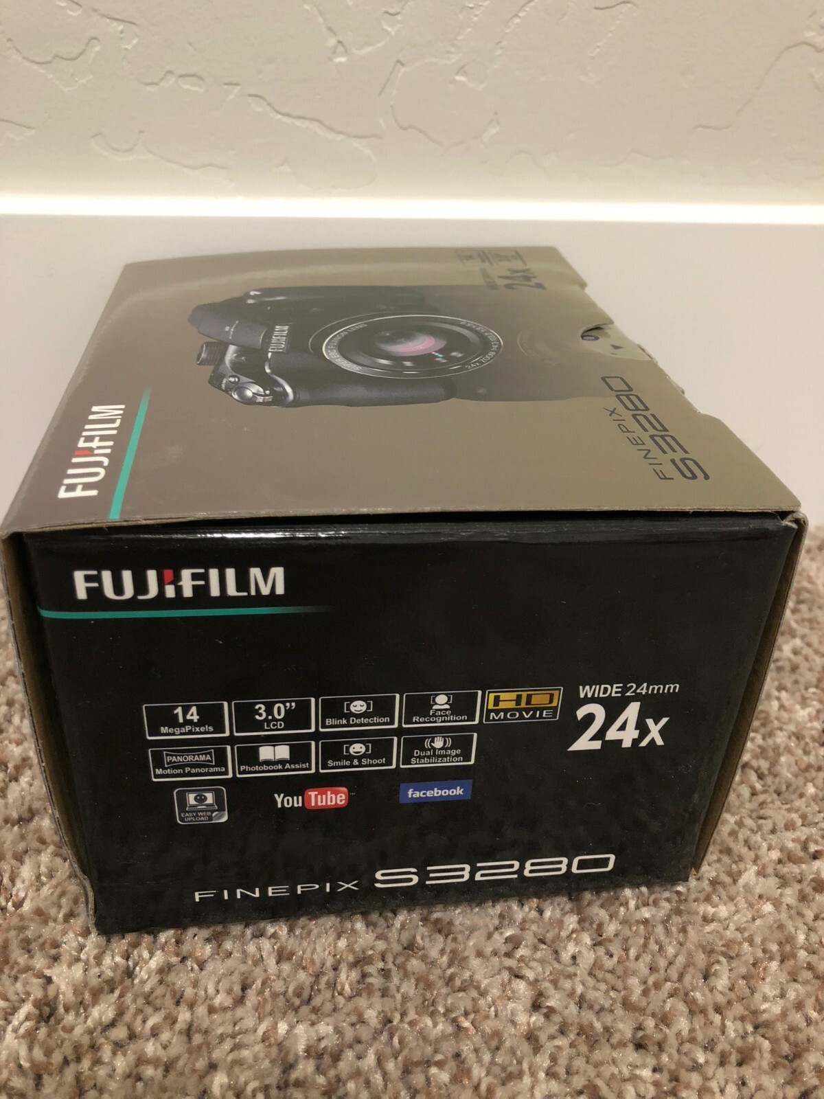 Buy Fujifilm FinePix S Series S3280 14.0MP Digital Camera - Black online |  eBay