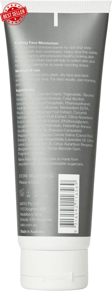 Australia Firming Face Moisturiser for Men 100G - Men'S Face Lotion to Help Slow - image 2 of 4