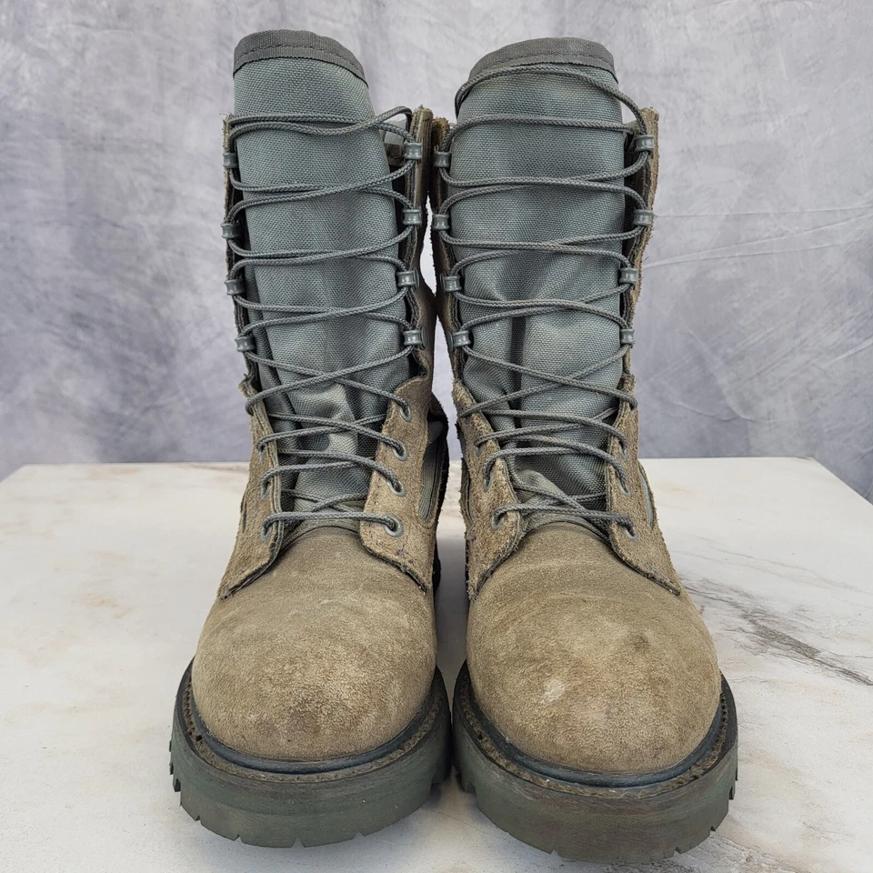 Botas militares de gamuza Corcoran verde oliva color tostado para hombre 6,5 D Foto 3 de 4