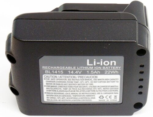 14,4V 1,5Ah für Makita Akku BL1415N BL1430B BL1440B BL1450B 196875-4 194065-3 - Bild 10 von 17