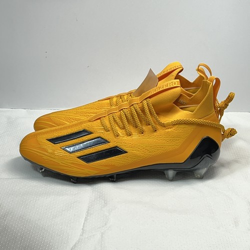 Adidas Adizero Primeknit Football Cleats Low Mens Size 14 Yellow Black HP8747 - Picture 5 of 16