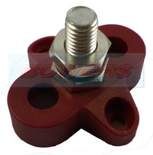 Positive Red Single Power Distribution Post Busbar Bus Bar 120A Rated