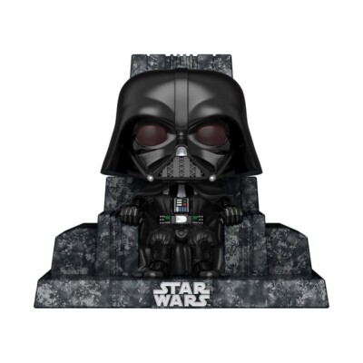 Star Wars: Dark Side POP! Deluxe Vinyl Figur Darth Vader Throne 9 cm Funko Pop