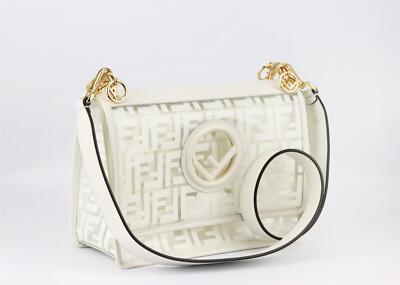 KENDI KAN I LARGE LEATHER AND FF PVC SHOULDER BAG | eBay