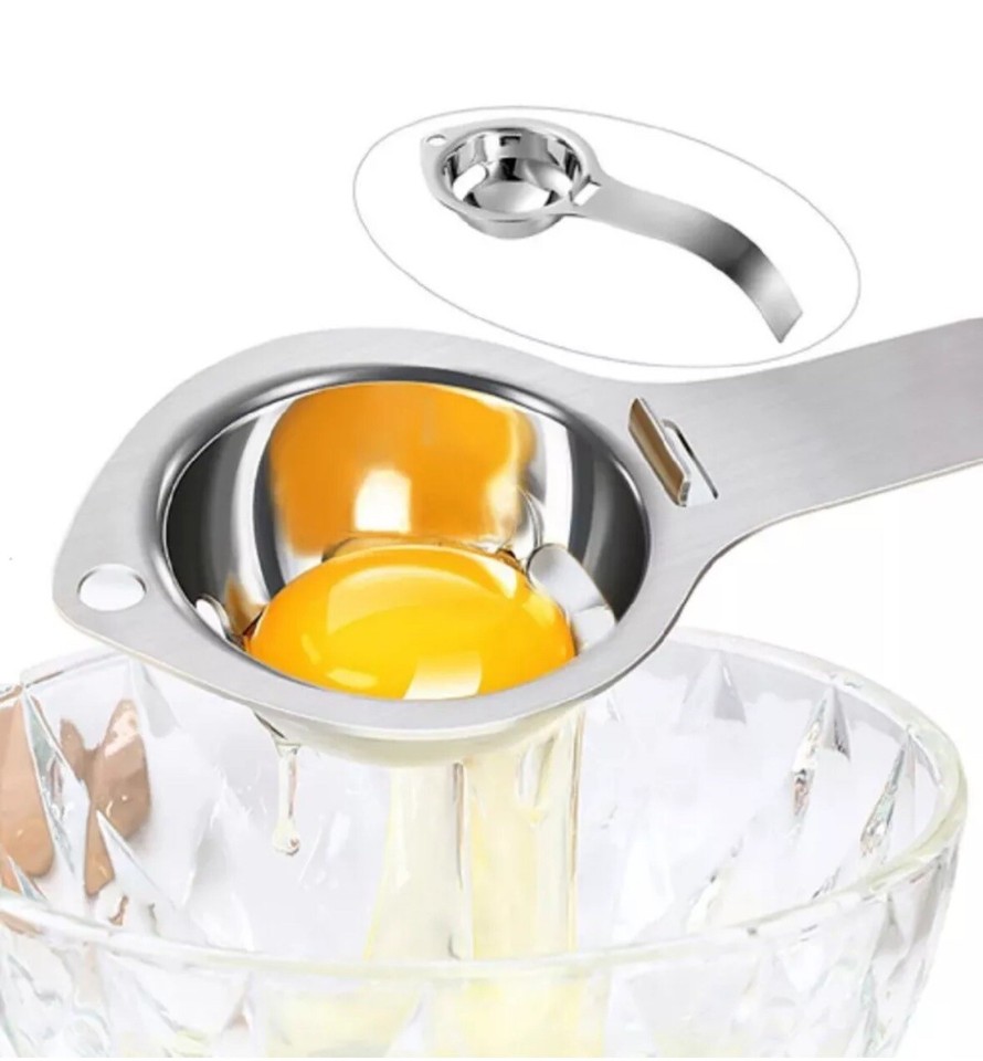 US Egg Cracker Easy to Use Egg Opener Tool Stainless Steel Egg Cracker