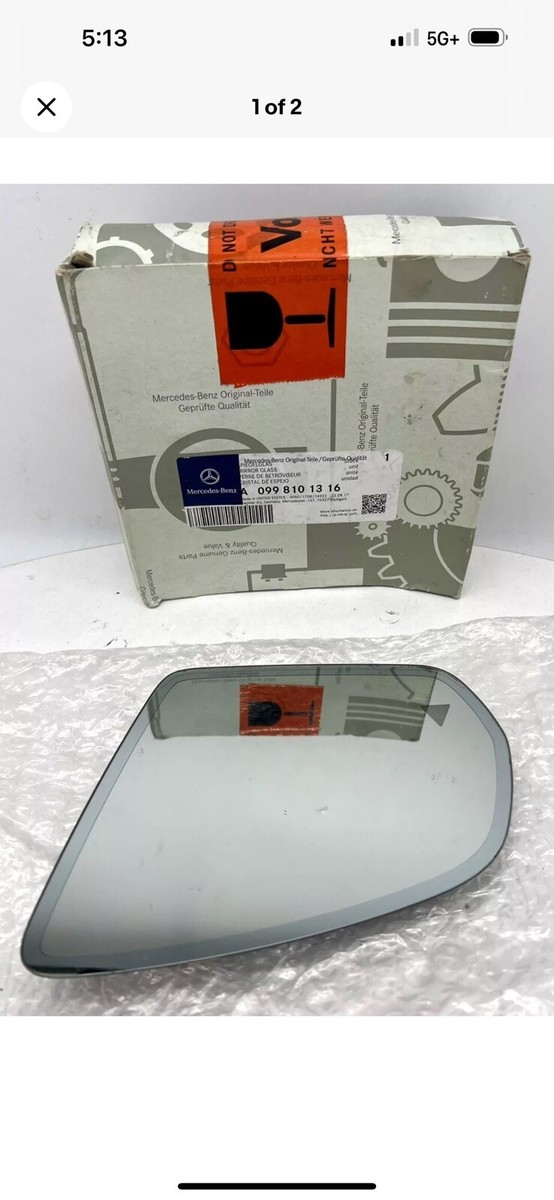 2014- MERCEDES BENZ C W205 S W222 Left Side Mirror Glass OEM 2014- MERCEDES BENZ C W205 S W222 Left Side Mirror Glass OEM