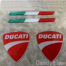 3D Domed Fuel Tank Badge Emblem Fairing Fender Helmet Decal Sticker For Ducati