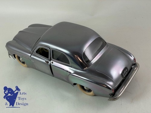 JOUET ANCIEN CIJ 5/52E RENAULT FREGATE CHROME ELECTRIQUE 33CM 1950 - Photo 8/12