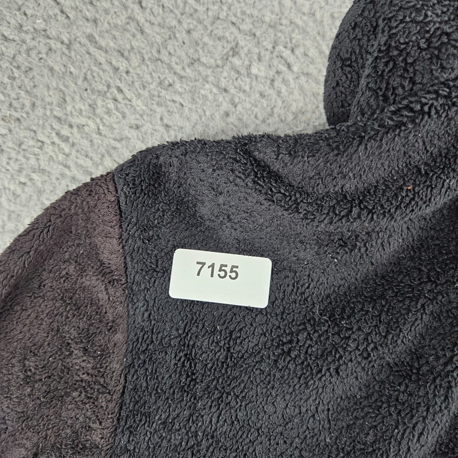 The North Face Jacket Womens Size Medium Black Fuzzy Fleece Full Zip Mock Neck