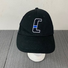 Augusta Sportswear Baseball Hat Youth Black Jersey Mesh Adjustable Strapback Cap