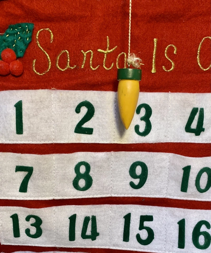 Vintage Creative Designs SANTA IS COMING Christmas Advent Calendar: Countdown - Image 3 of 4