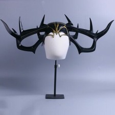 Cosplay The Thor 3 Hela Mask Halloween Latex Helmet Adult Fancy Handmade Props