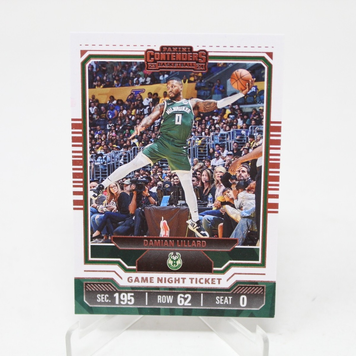 Damian Lillard Game Night Ticket Card 2023-24 Panini Contenders
