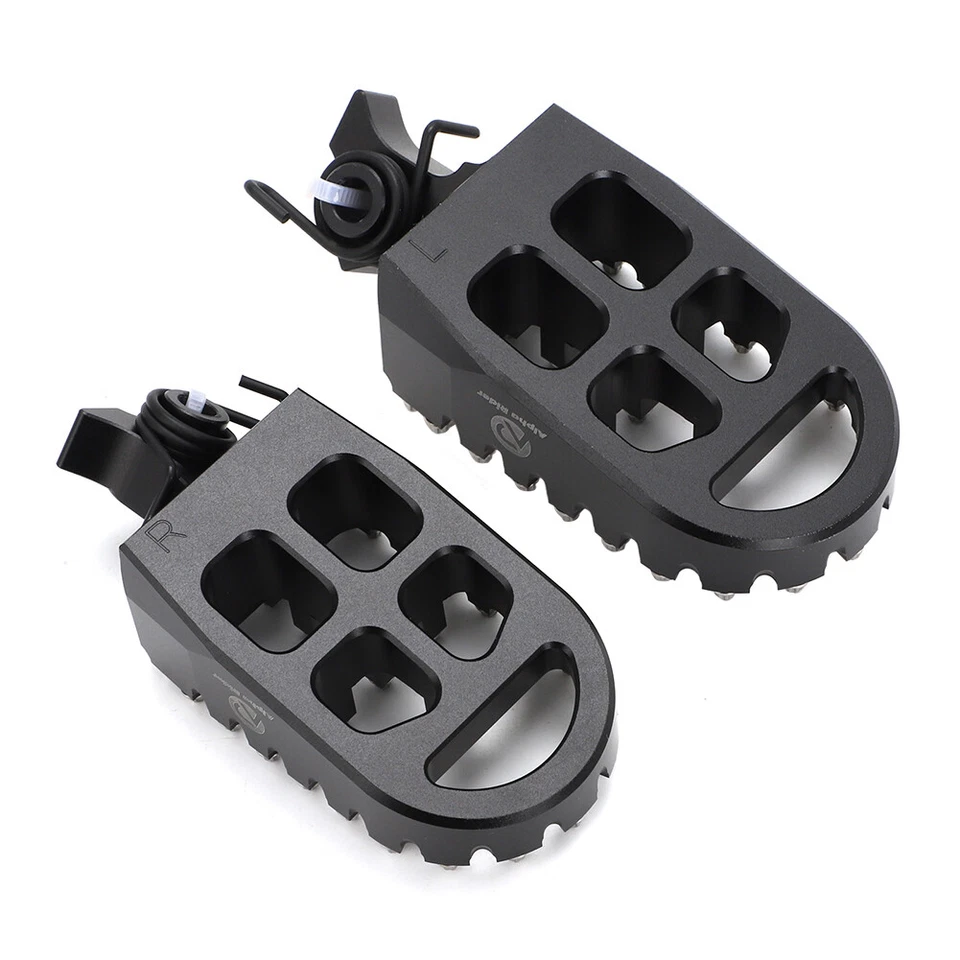 Clavijas de pie con herrajes KLR650 Traveler Adventure 1987-2023 para Kawasaki KLR 650 Foto 3 de 4