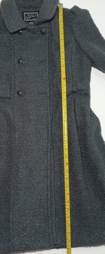 Rothschild Girls Shiny Gray Coat Bows Pockets Size L(14) - Picture 9 of 12