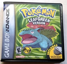 Pokémon Leaf Green Version Pokemon LeafGreen CASE ONLY Game Boy Advance GBA Box
