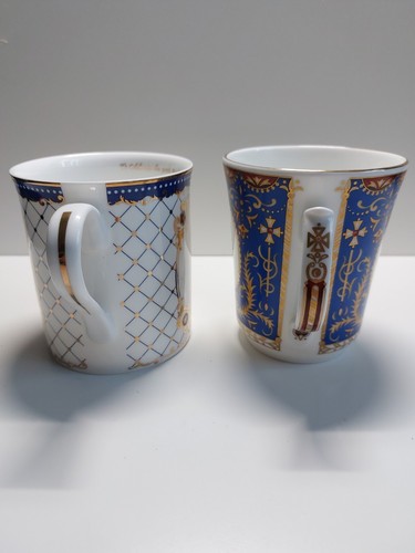 Ringtons Fine Bone Mugs Commemorative Mugs Queen Elizabeth II Set of 2 - Picture 3 of 5