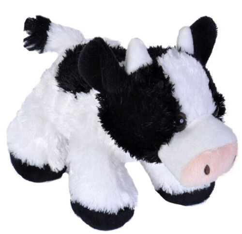 Hug'ems VACA Enormes juguete de peluche suave 7"/17cm Wild Republic - NUEVO - Imagen 2 de 3