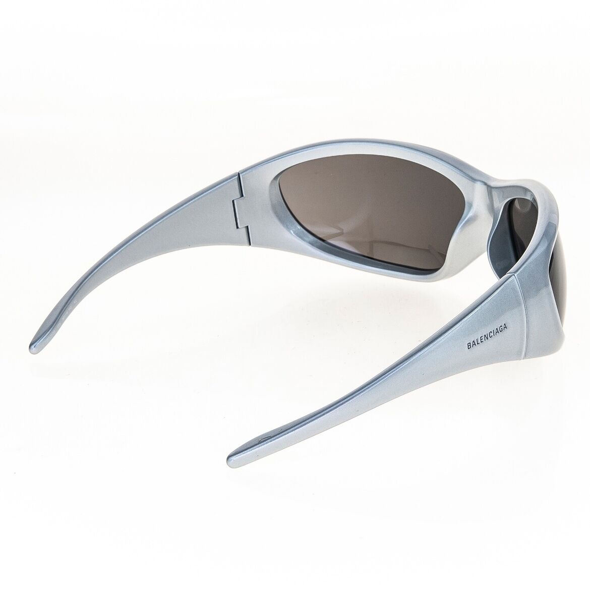 BALENCIAGA SKIN XXL 0252 Wrap Cat Mask Silver Gray BALENCIAGA SKIN XXL 0252 Wrap Cat Mask Silver Gray