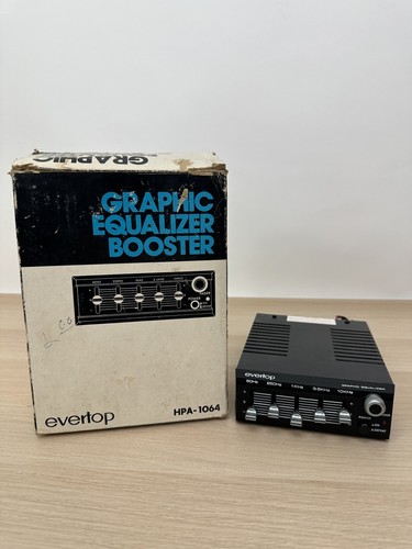 Vintage Hyundai Evertop HPA-1064 Car Stereo Graphic Equalizer Booster - 12V DC