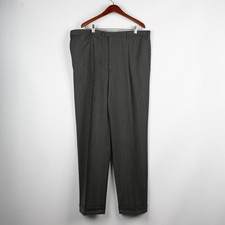 NWT 1175 BRIONI CORTINA Pure Wool Super 130'S Pants Gray 46US/56IT