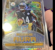 Panini Spectra Rookie Aura George Pickens Mojo Prizm (ROOKIE /25!! 🔥🔥)