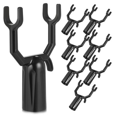 8Pcs Tree Branch Support Stand Aluminum Alloy Durable Black Tree Limb Holder