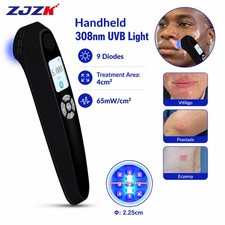 308nm UVB Light Therapy Device 9 Diodes 65mW/cm Handheld Home Skin Care Lamp