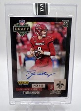 Tyler Shough 2025 Panini Instant Draft Saints Rookie RC Auto Black 1/1 #NFLDN-31
