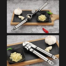  Presse-ail Hachoir en acier inoxydable Hachoir à ail Broyeur à ail Hachoir à