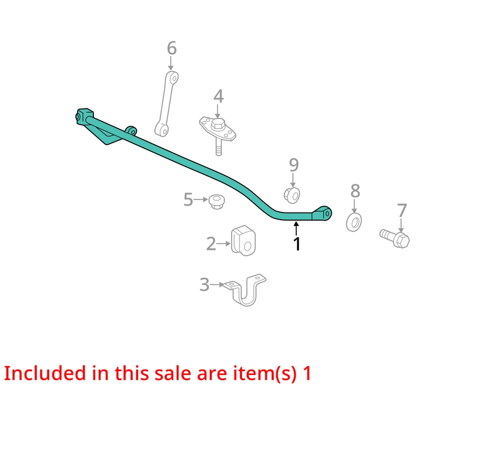 Barra estabilizadora delantera Ford F350 Super Duty 2014 4x2 fabricante de equipos originales 88 k millas - LKQ426319276 Foto 4 de 4