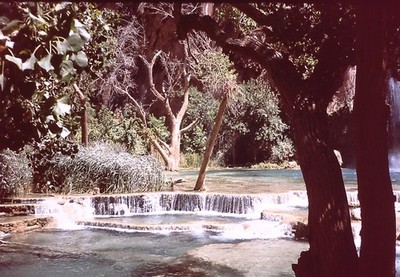 Photograph 35mm Slide July 1986 Havasu Arizona Falls End of a Perfect Day 2