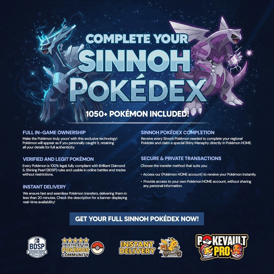 Pokemon Home Living Dex — полный Pokedex для всех игр Switch (поколение 1–9) - Изображение 4 из 4