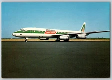Alitalia Italian Air Lines CARGO AIRCRAFT SYSTEM Douglas DC-8-62F Postcard