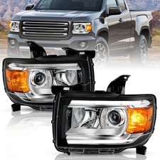 For 2015-2022 GMC Canyon LED DRL Projector Headlights Headlamps Left+Right Pair