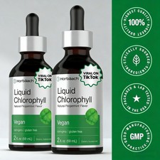 2packLiquid Chlorophyll  2 fl oz  Natural Peppermint Flavor  Vegan  by Horba
