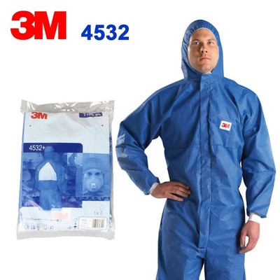 3M 4532+ Protective Coverall Anti-Radiation Anti-Dust Work Anti-Chemical Suit