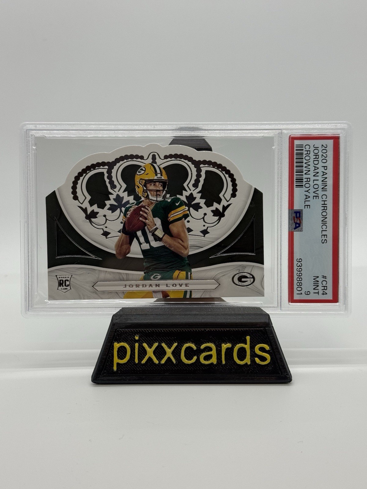 2020 Panini Chronicles - Crown Royale Jordan Love #CR-4 (RC) PSA 9