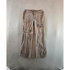 Free People Cargo Pants Womens 10 Taupe Brown The Thing Is Low Rise Utility