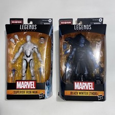 Hasbro Marvel Legends SUPERIOR IRON MAN & Black Winter Zabu BAF Wave 6  Figure