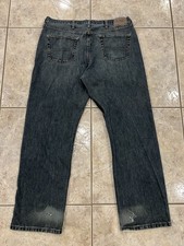 Men's 38X30 Lee Regular Fit Straight Leg Denim Blue Jeans 100 Cotton 2001953