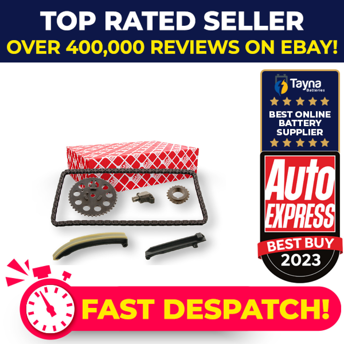 Timing Chain Kit fits SMART CITY 450 7 03 to 04 M160.920 A0004822V002000000 Febi