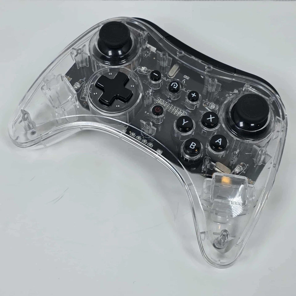 Afterglow Clear Pro Controller PDP 085-018 for Nintendo Wii U - Tested - Image 3 of 4